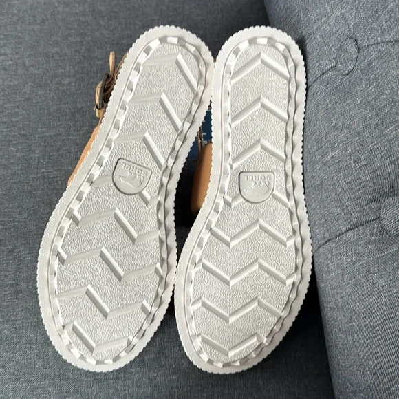 NWOT Sorel Ona Streetworks Go to Flat Sandals Women Honest Beige Sea Salt - Picture 11 of 11